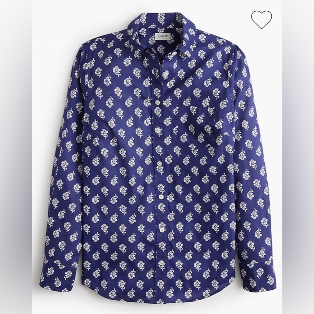 NWT JCrew Factory Lightweight cotton shirt in signature fit - Picture 3 of 8